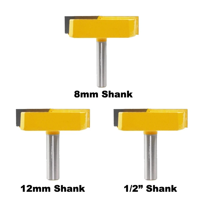 

12mm 8mm Shank 1/2 Bottom Cleaning Router Bit Straight Clean Milling Cutter for Wood Woodworking s Cutting C08-006