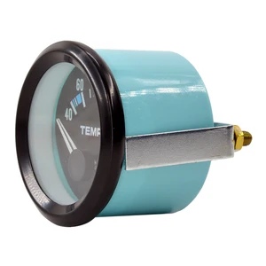 Dragon Auto Car Water Temperature Gauge, Black Shell, White Backlight, Temp Meter, 40-120 Celsius, 52mm, frete grátis 6 principais vendas relogio dragao preto - №4