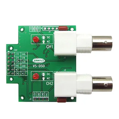 

STM32-V5 V6 V7 Development Board Oscilloscope Module Dual Channel with AC/DC Switch 4-gear Gain