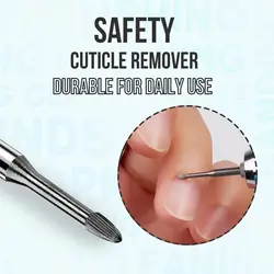 Cutícula limpa Nail Carbide Bit para Electric Nail Drill Machine, Segurança Nail Bits, Manicure e Pedicure Acessórios, 3 in, 32 in, 2,35mm