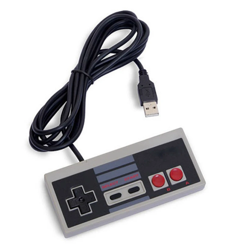 Controller di gioco USB cablato retrò classico da 1 pz per Nintendo NES JoyStick per NES Controle per PC Windows per Gamepad MAC