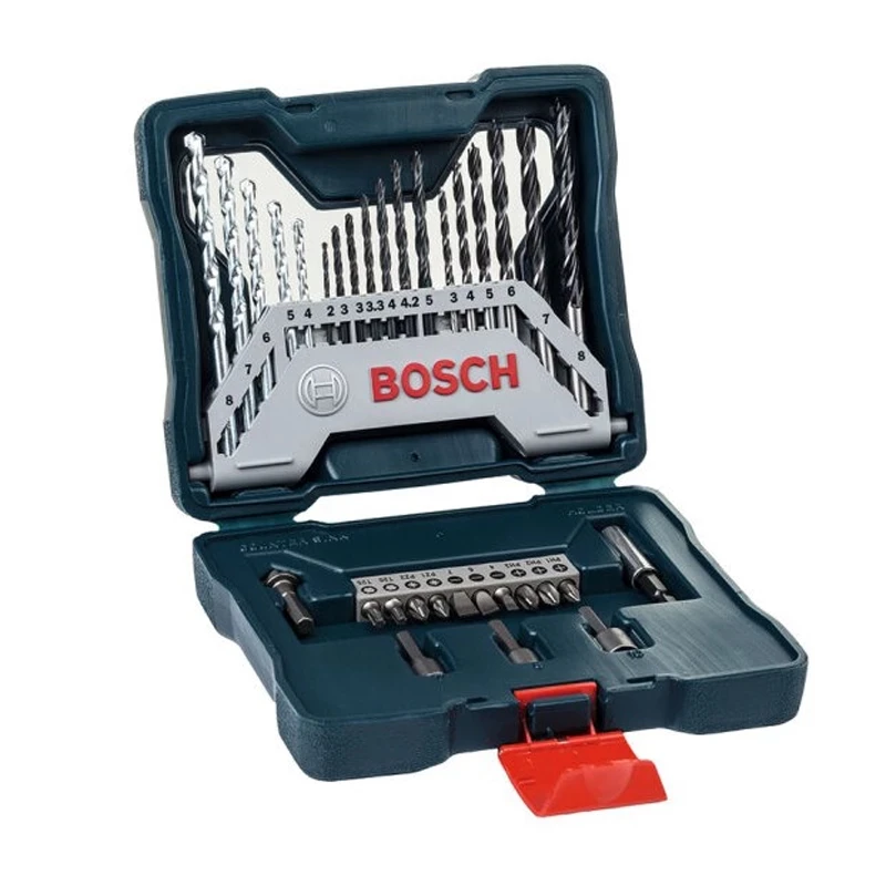 Bosch 33 Piece Twist Drill Combination Metal Drill Bit Masonry Drill Bit Woodworking Drill Bit Screwdriver Head Mixed Set Tool