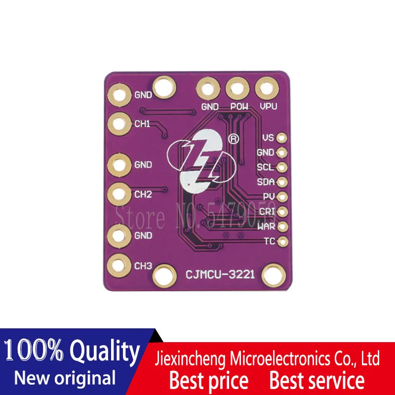 INA3221 Triple-Channel Shunt Current Power Supply Voltage Monitor Sensor Board Module