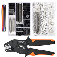 SN-01BM Crimping Tool Kit Ratcheting Crimper with 1550PCS 2.54mm Dupont Connectors and 760pcs 2.54mm JST-XH Connectors AWG 28-20