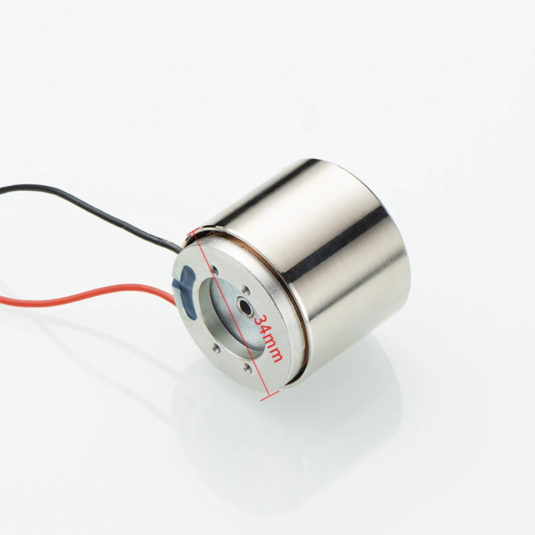 Mini Linear Voice Coil Motor AC12V Monophasic Motor Spring Type Motor Dedicated for Flexible Vibration Feeding Cylindrical