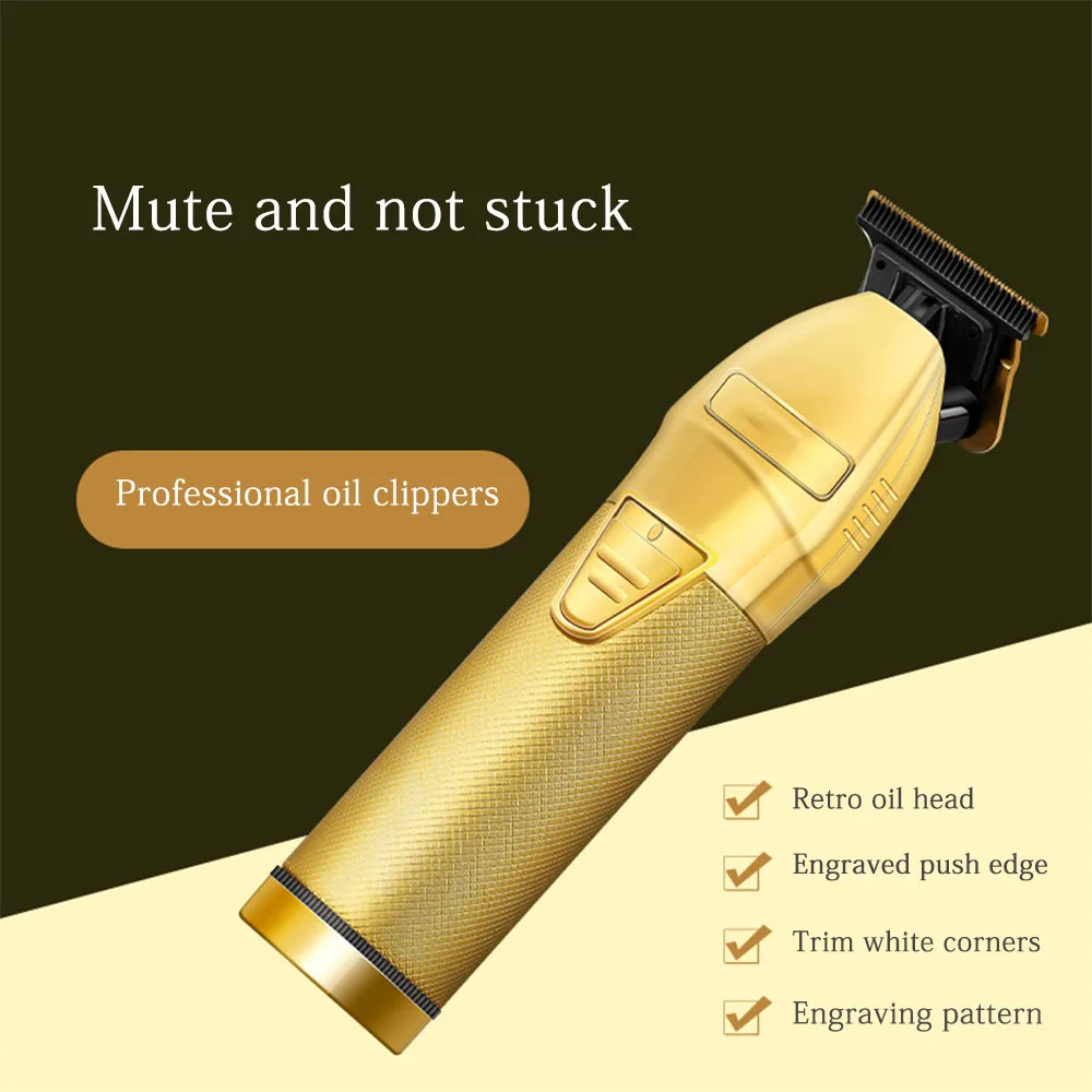 Clipper Hair Mower Trimmer For Men Beard Electric Shaver Haircut Machine Hairstyle Professional Cutting Lining Edge Finishing