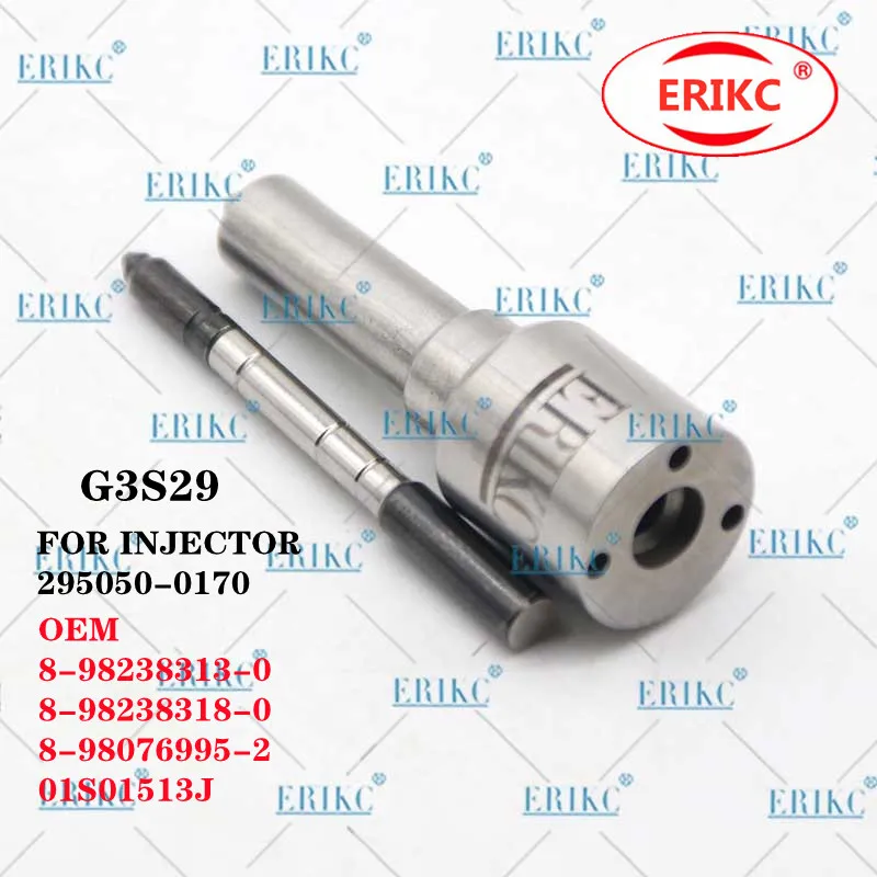 ERIKC G3S29 Fuel Oil Burner Spray Nozzle G3S29 FOR 295050-0170 8-98238313-0 8-98238318-0 8-98076995-2 01S01513J