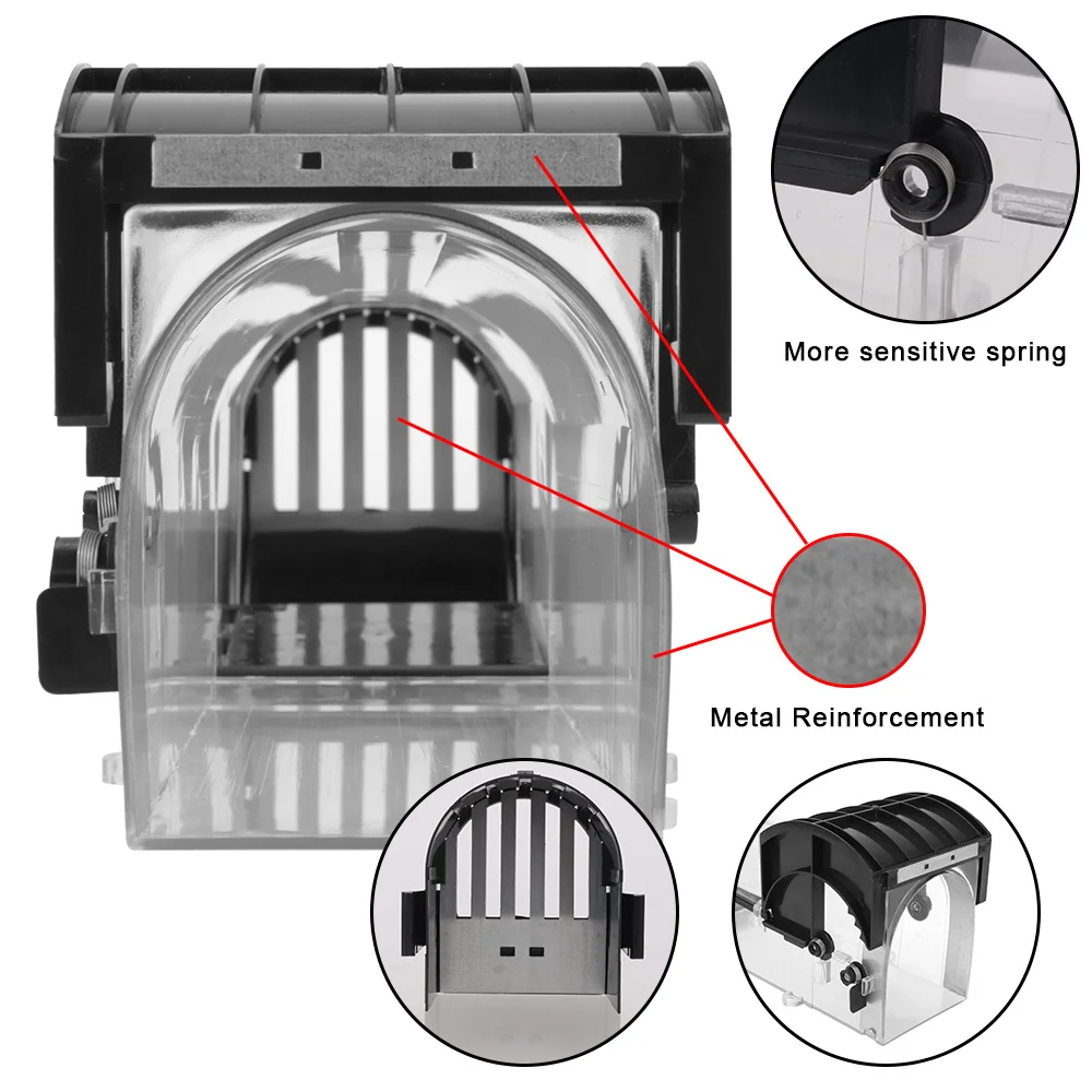 Gryzonie wielokrotnego użytku pułapka na myszy domowe bezpieczna firma plastikowa inteligentna samoblokująca się pułapka na myszy do ogrodowa w