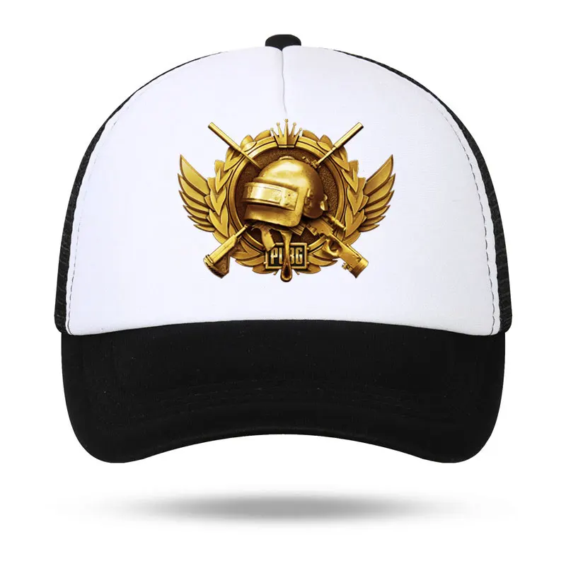 Gun Game PUBG Hat PUBG Baseball Caps Winner Playerunknown\'s Battlegrounds Hat For Unisex Women Men Parent-child Hats Mesh Caps