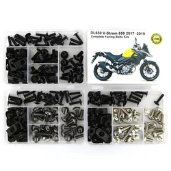 For Suzuki DL650 V-Strom 650 2017-2024 Complete Full Fairing Bolts Kit Steel Speed Nuts Fairing Clips Side Covering Nuts