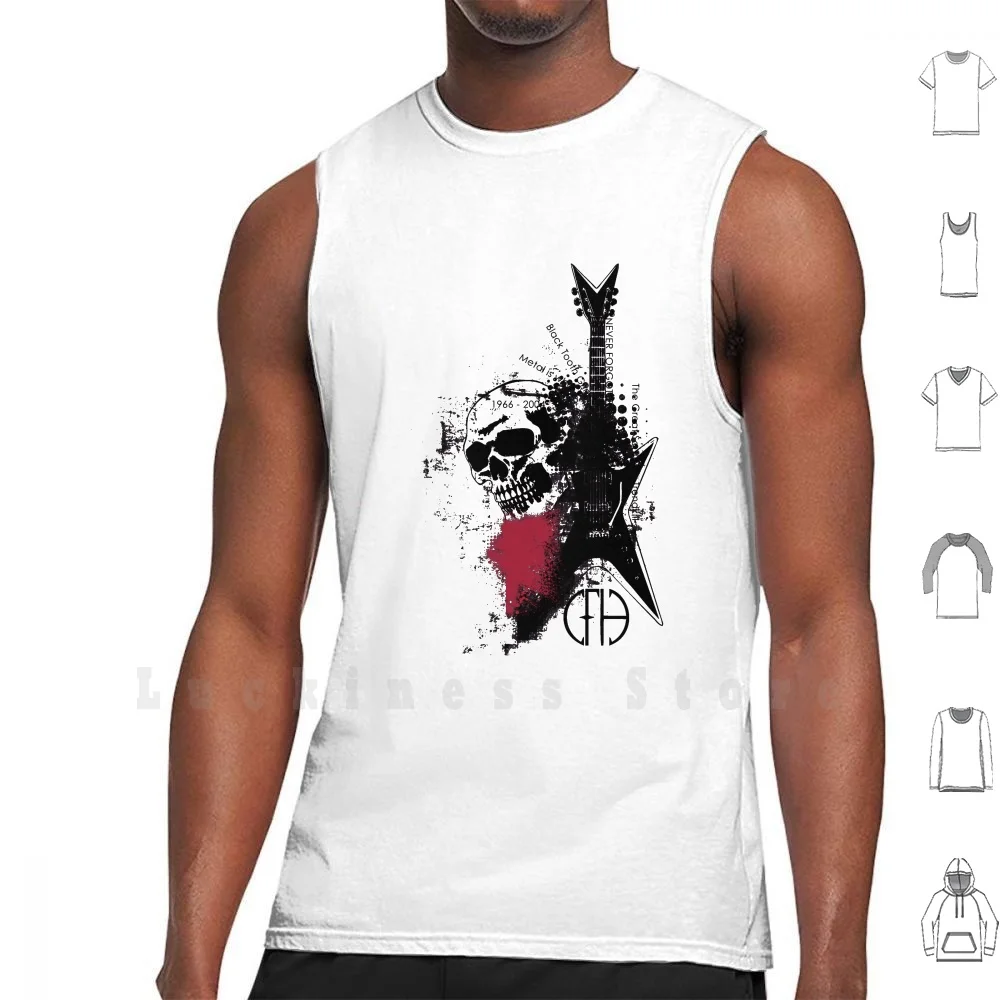 Trash Polka Dimebag Darrell Camisetas sin mangas Chaleco Sin mangas Guitarra Heavy Metal Thrash Música Canciones Banda Grupo