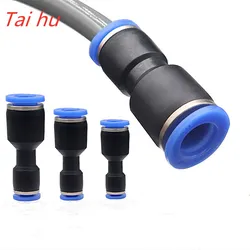 Pneumatic Fittings Fitting Plastic Connector PU 4mm 6mm 8mm 10mm For Air water Hose Tube Push in Straight Gas Quick Connection