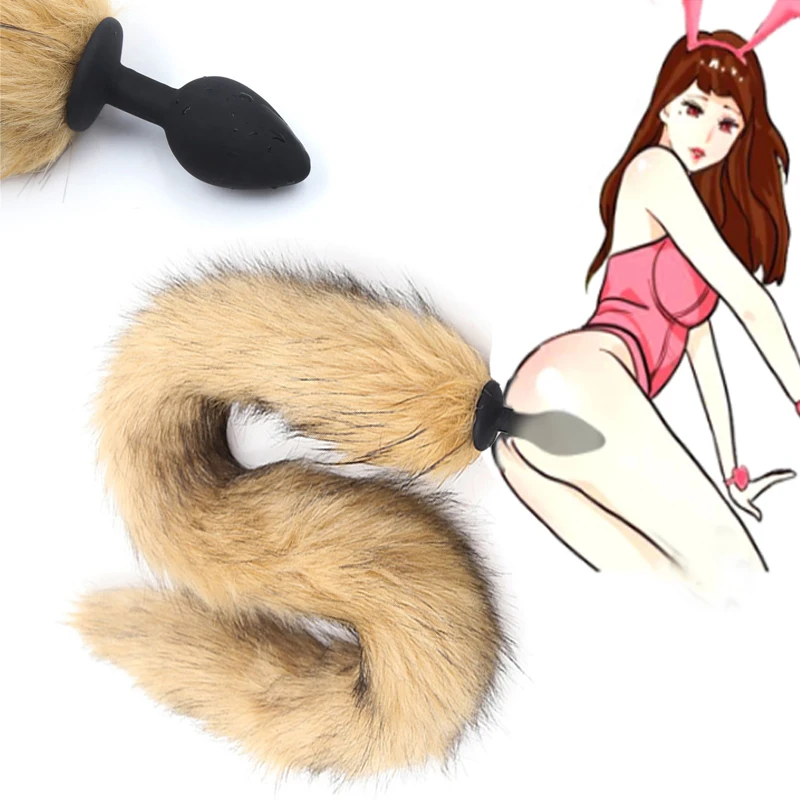 plug anal colitas Amazon.com: Cola de zorro anal plug, ad657, Negro, 1, 1 : Salud y Hogar main image 0