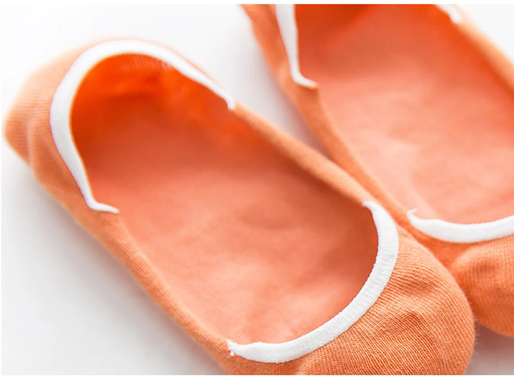 10 Paar unsichtbare Socken für Damen, Hausschuhe, kurze Söckchen-Set, modische Damen-Frau-Packung, einfarbig, Baumwolle, rutschfest, No-Show-Socken – Detail 8