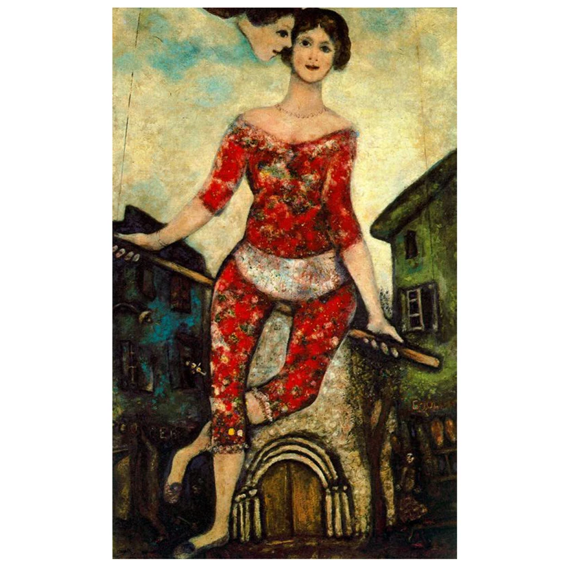 France Artist Marc Chagall Works Full Diamond Painting Cross Stitch Diamond Mosaic Embroidery Handmade Home Decoration WG2599