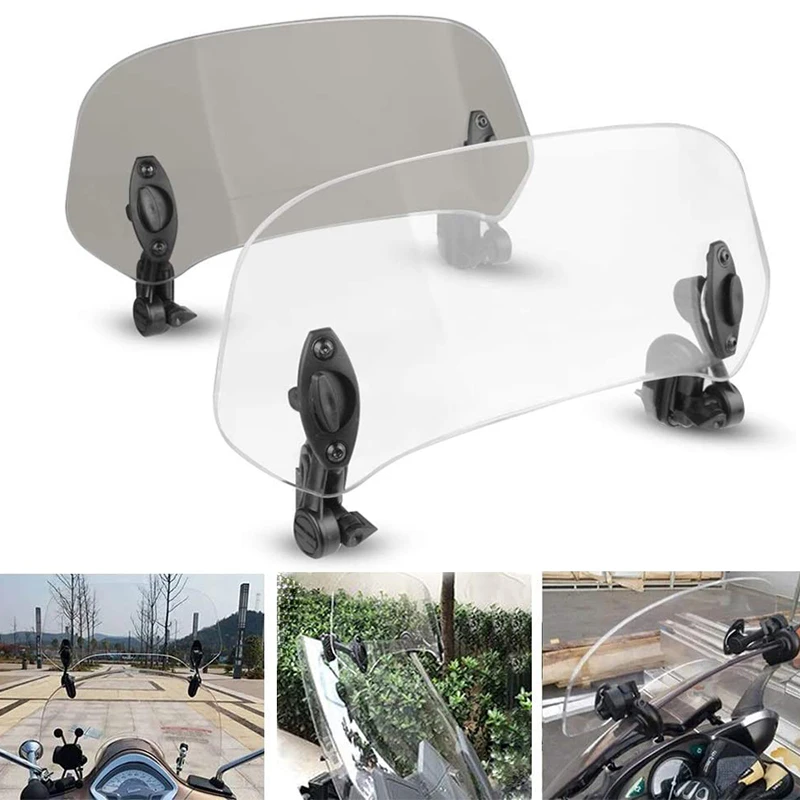 Motorcycle Windshield Extension For Honda Goldwing 1500 GL1500 GL1800 GROM/MSX125 CBR400RR Spoiler Windscreen Air Deflector