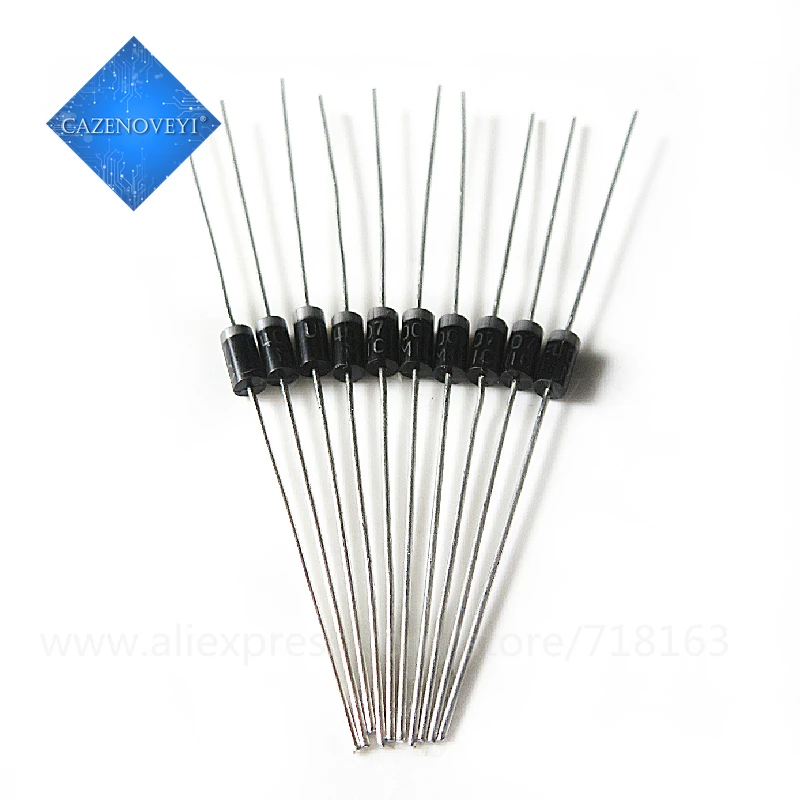 

50PCS 1N5817 1N5819 1N5399 1N4937 1N4004 Schottky Rectifier Diode 1N4001 1N4007 UF4007 HER107 FR207 FR157 FR107 RL207 DO-41