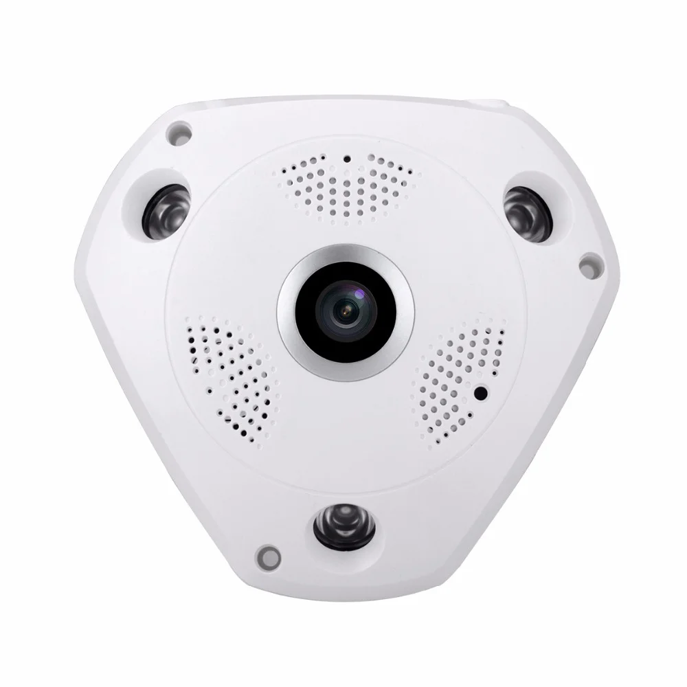 Full HD 5MP Fisheye Camera IP 1080P POE Indoor Home Security Panaromic 180 360 Degree IP Dome CCTV Camera Motion Detection ONVIF