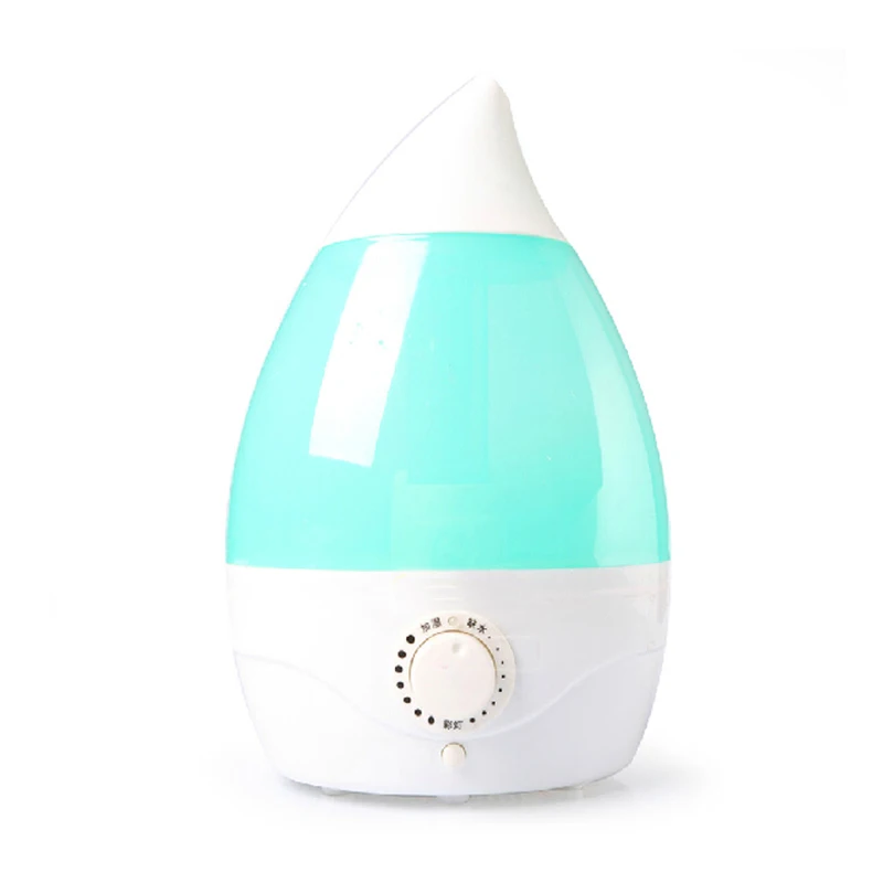 Humidificador de luz LED para el hogar, atomizador de gran volumen, niebla silenciosa, dormitorio, oficina, aire acondicionado, nebulizador ultrasónico, 2L/3L