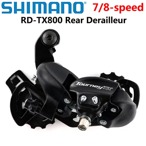 Shimano Tourney TX RD TX800 desviador trasero 7/8 velocidades MTB desviadores de bicicleta de montaña accesorios originales para bicicleta