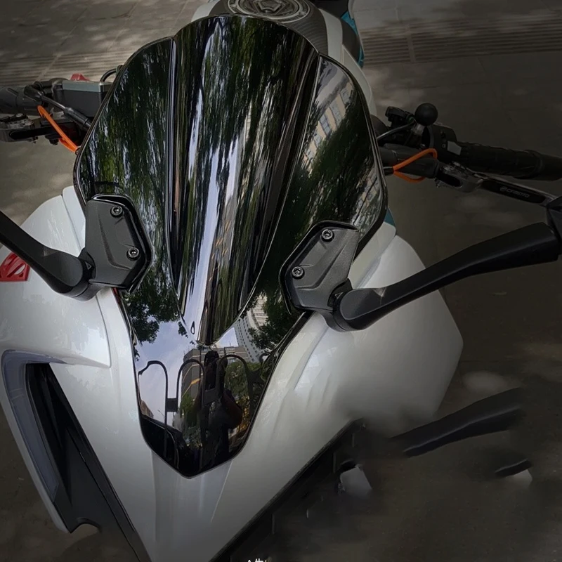 สำหรับ CFMOTO 250 SR 300 SR 250SR 300SR 2020-2021กระจกรถจักรยานยนต์กระจก Windproof Double Bubble ABS Wind Shield