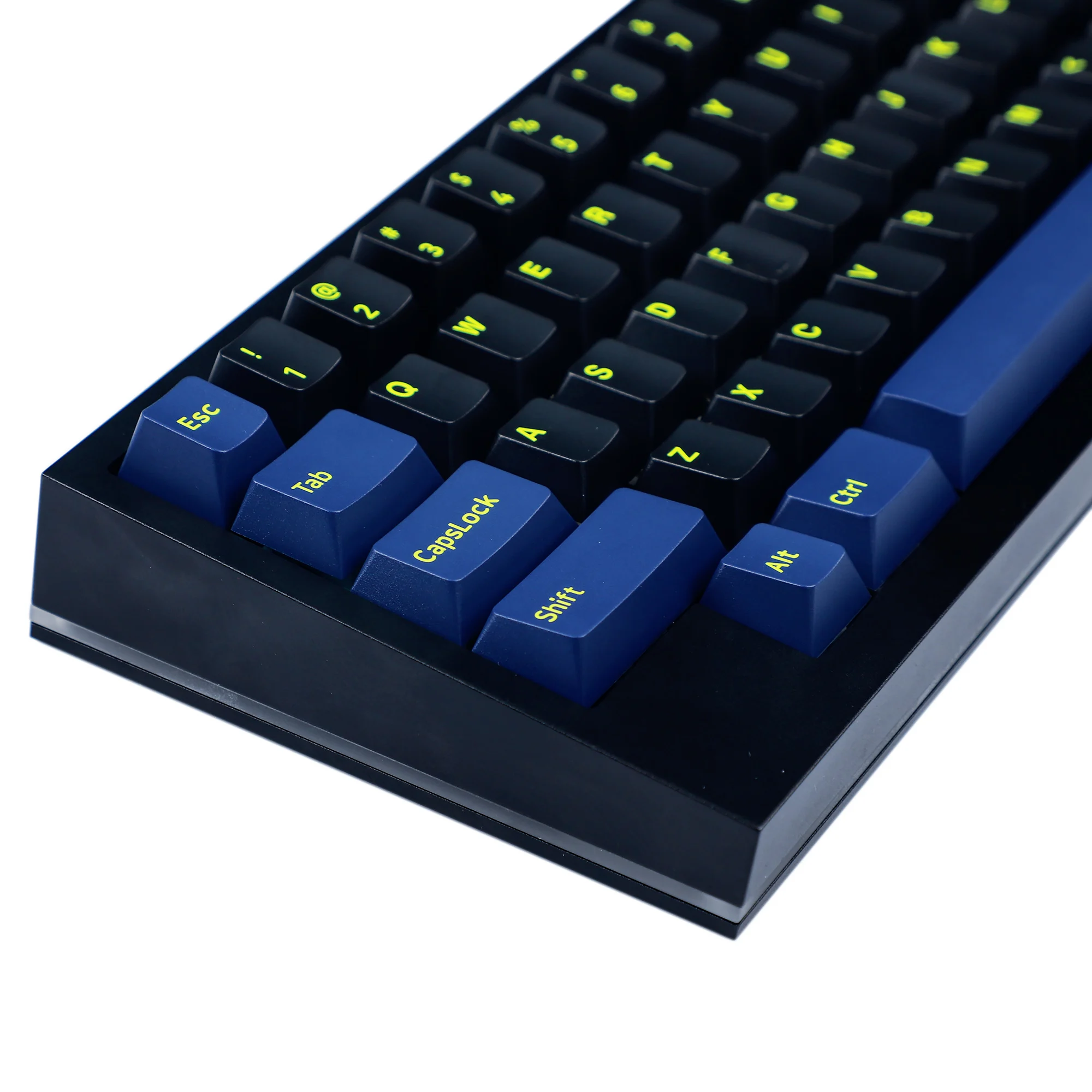 Пайка печатной платы в стиле HHKB QMK VIA, программируемый подземный RGB, алюминиевый корпус с ЧПУ, комплект механической клавиатуры