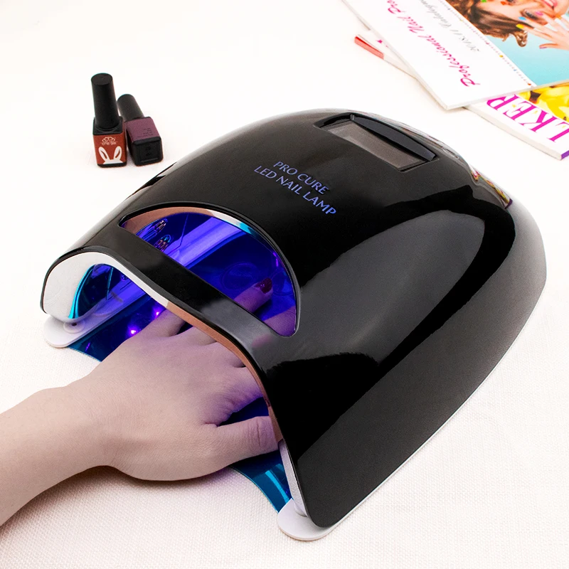 48W Cordless UV LED Nail Lamp for Manicure Wireless Battery Nail Dryer For Curing Gel Polish Rechargeable Nail Light Drying Gel