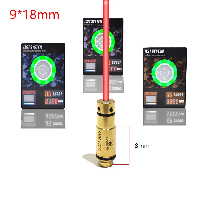 Special Pie J10C Laser Trainer Target with Sound of Impact and Timed Games for Reactive Laser Shooting and Dry Fire Practice