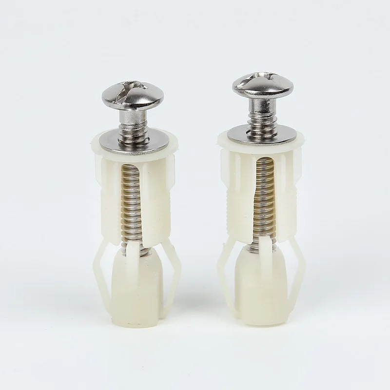 Toilet Cover Fixing Screw Set Expansion Bolt Nut Package Bathroom Accessories parts stool cover installment bolts