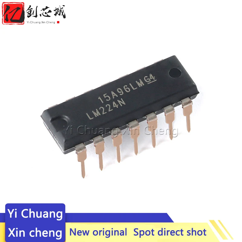 

10PCS New Original LM224N DIP14 LM224 DIP-14 224N DIP Operational Amplifier