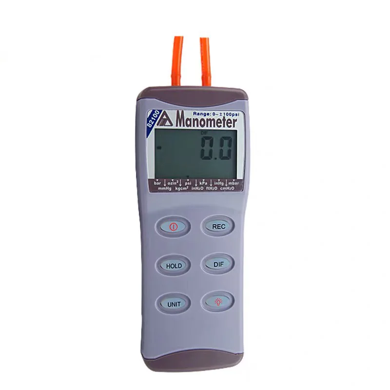 Digital AZ82100 Range 0- 100psi Manometer Pressure Gauge Pressure Mete Differential Pressure Meter