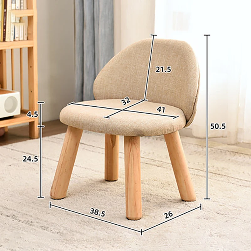 Kids Chairs Fabric Wooden Home Kitchen Children Chair For Eating Painting Children\'s Table And Chair стулья для кухни