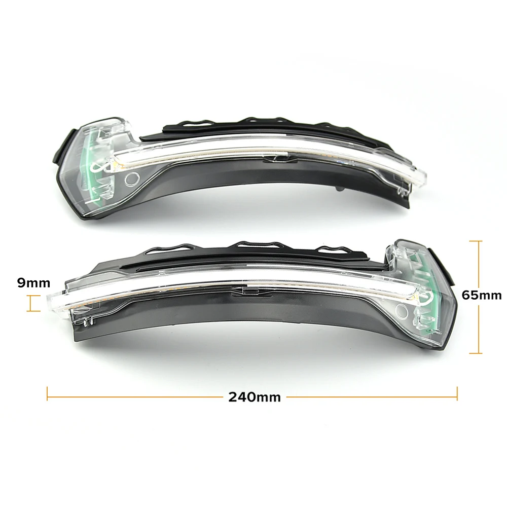 For Audi A3 S3 8V RS3 Dynamic Scroll LED Turn Signal Light 2013 2014 2015 2016 2017 2018 2019 Mirror Indicator blinker sweeping