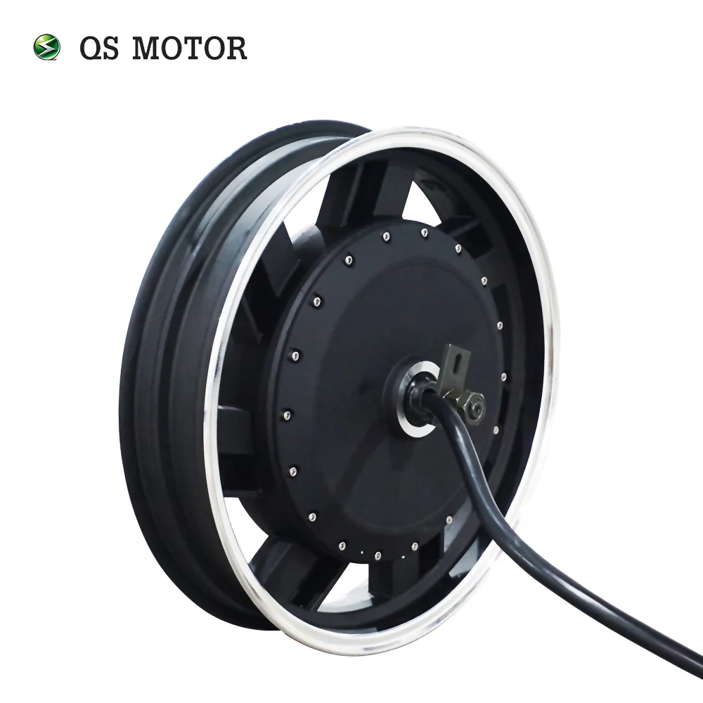 QSMOTOR High power 17*3.5inch 2kW 2000w 28H V2 Electric Scooter Hub Motor