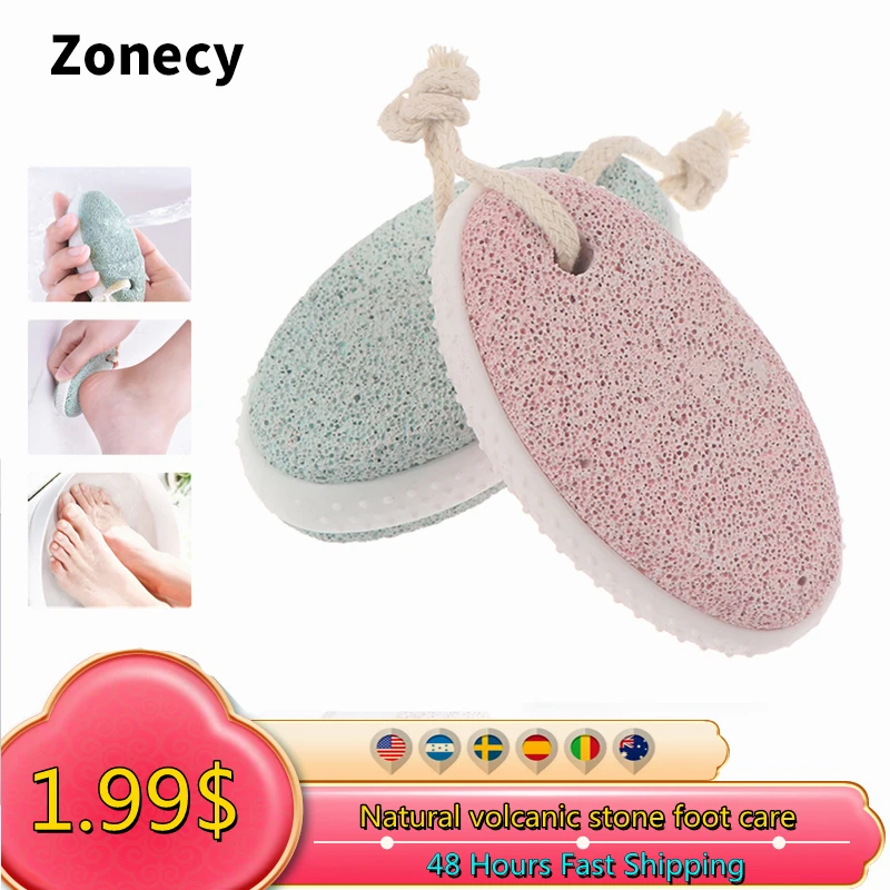 Foot Care Stone File Exfoliating Lava Natural Volcanic Stone Tank Foot Massage Pumice Exfoliates Calluses Foot Skin Care Tool