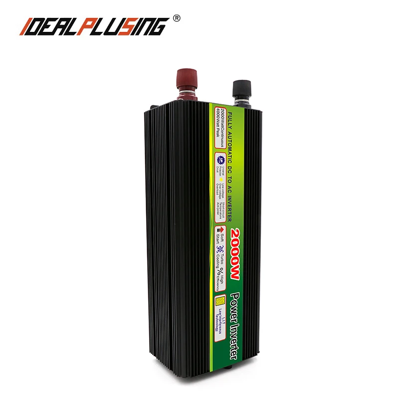 12v 24v to 220v 230v 240v DC to AC Modified wave inverter 2000W power inverter from IDEALPLUSING