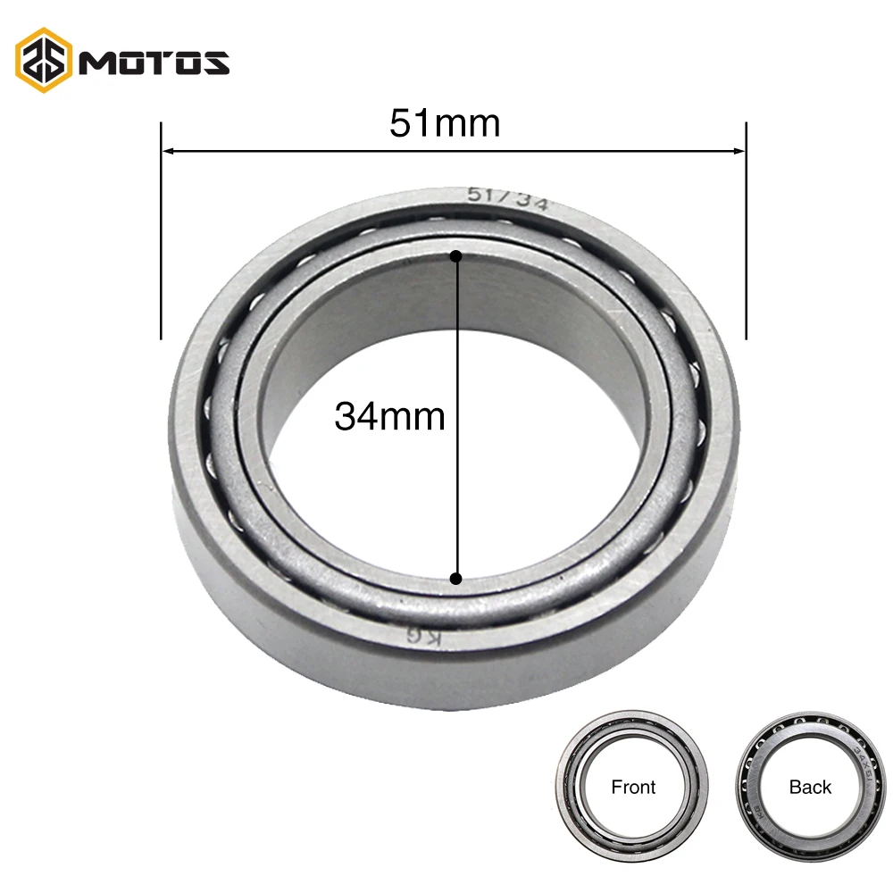 ZS MOTOS 1Pair Ural CJ-K750 Motorcycle Parts Steering Bearings Threst Bearing Kit  for BMW R1 R50 R71 M72