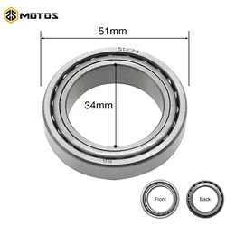 ZS MOTOS 1Pair Ural CJ-K750 Motorcycle Parts Steering Bearings Threst Bearing Kit  for BMW R1 R50 R71 M72