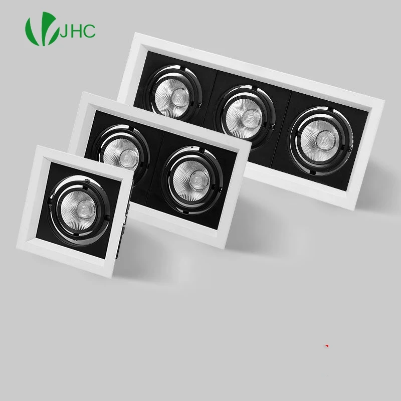 

1Pcs square 5W10W 20W 30w AC85V-265V LED dimmable Ceiling Downlight Recessed LED lamp Spot light LED For Home Lighting 110V 220V