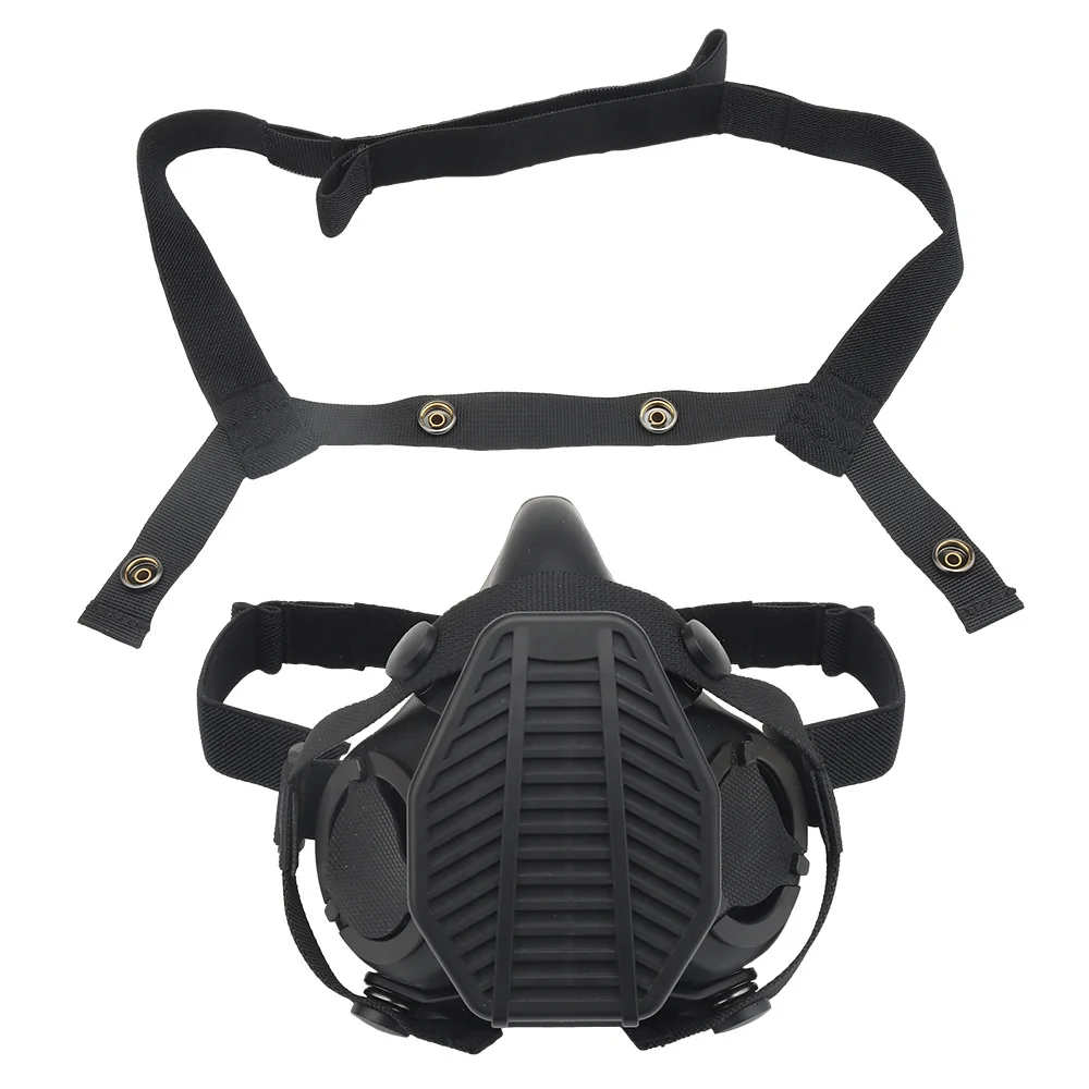 Tactical Respirator SOTR Special Operations Half-mask Replaceable Filter Antidust Mask Wargame Hunting Costume Accessories