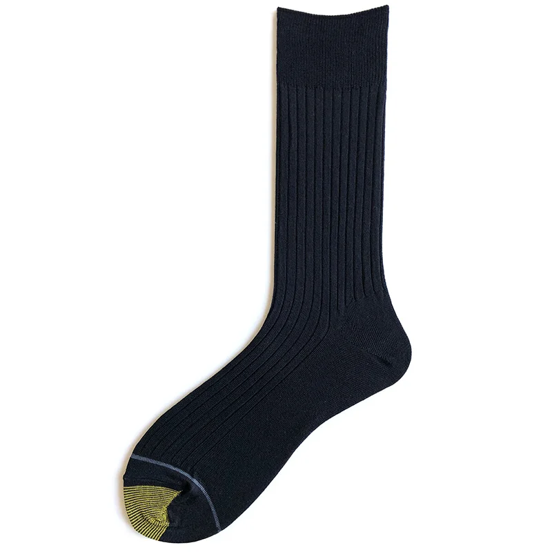 Chaussettes d\'affaires en coton respirant pour hommes, chaussettes provoqué formelles pour hommes, noir, sexy, gentleman, imbibé