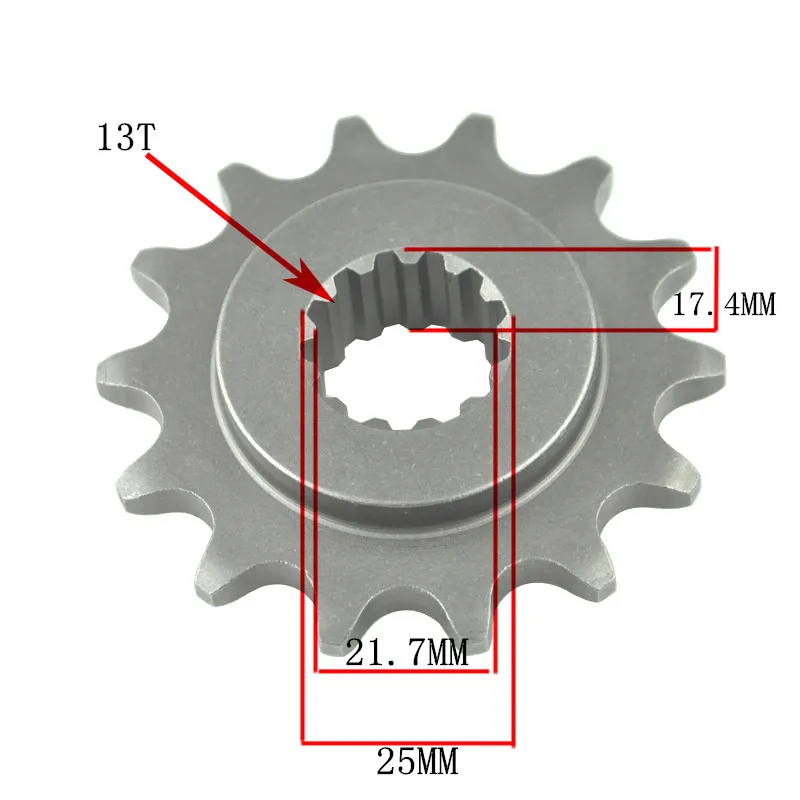 520 Chain 14T Motorcycle Front Sprocket Pinion For Honda CB250 Hornet 250 1996-2007 VT250 VTR250 Magna 1998-2017 VTZ250 88-89