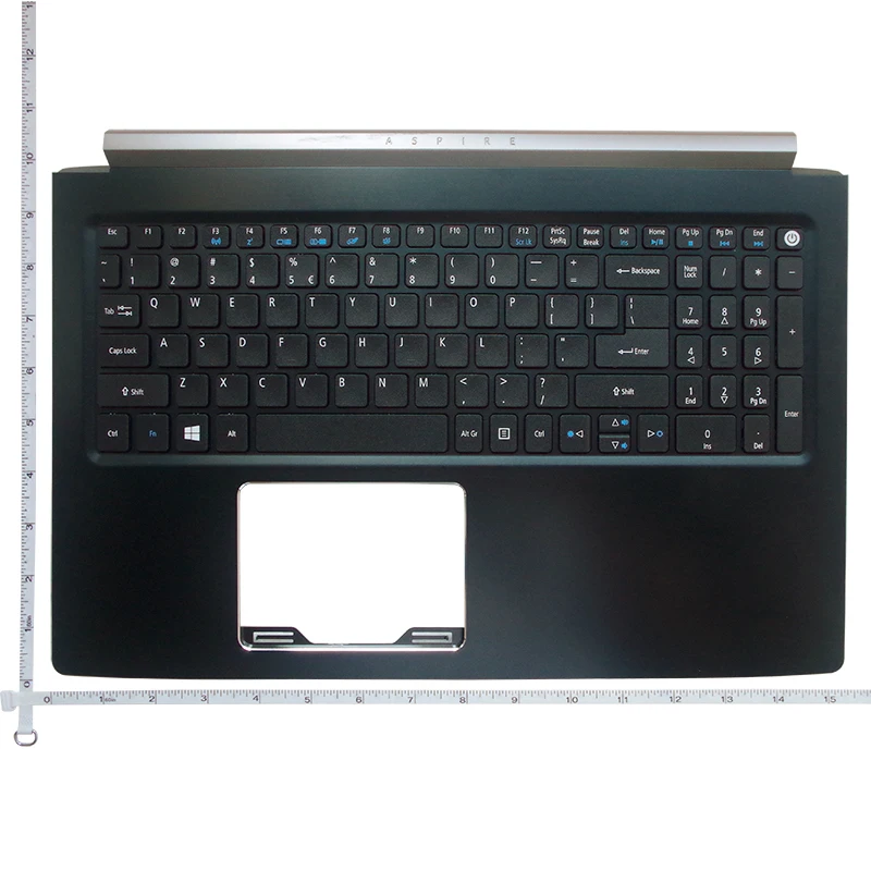 GZEELE 95%New Upper case For Acer ASPIRE 5 6 7 A615 A615-51 A515-51G N16Q2 N17C4 563W A517Palmrest Cover With Us keyboard