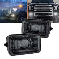 Car LED Fog Lights for 2015-2019 Ford F150 F-150 2017-2018 Super Duty Rectangular Fog Light Bumper Driving Lamp Led Headlight