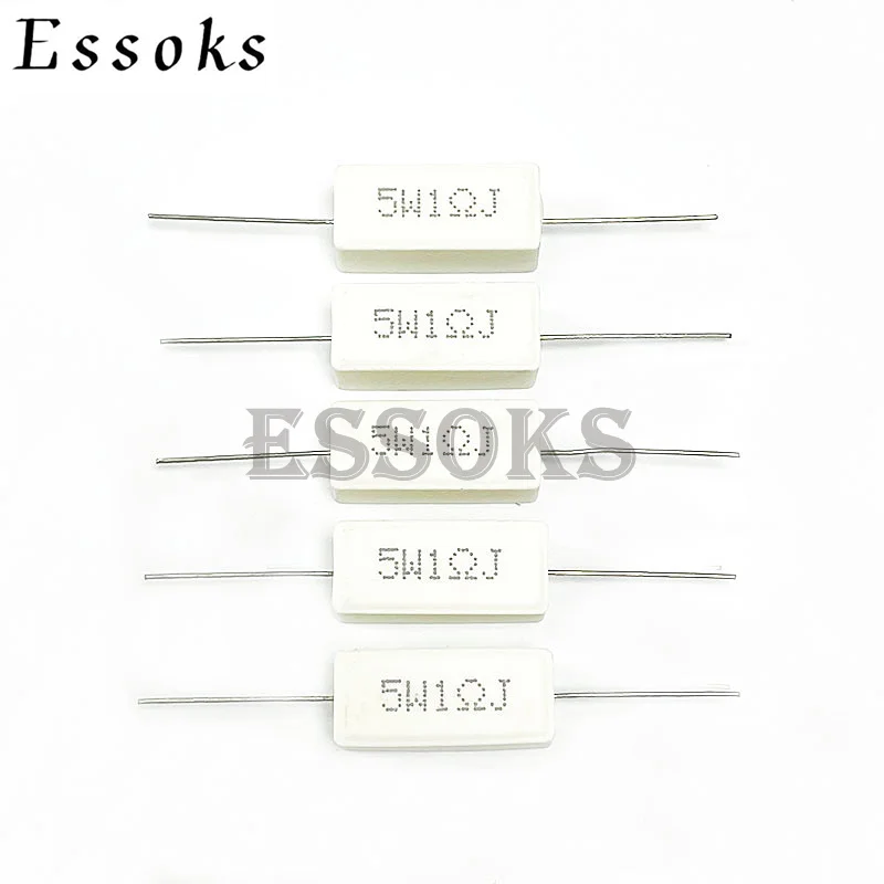 10 stücke 5W 5% Zement Widerstand Power Widerstand 0,05 R 0,1 R 0,15 R 0,2 R 0,22 R 0,25 R 0,27 R 0,05 0,1 0,15 0,2 0,22 0,25 0,27 ohm