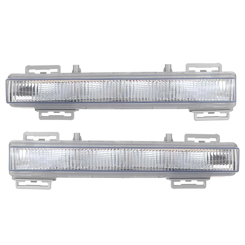 A2049065401 A2049065501 1Pair Front Daytime Running Light Fog Lamp for Mercedes Benz W166 ML350 X204 GLK350 2049065401 204906550