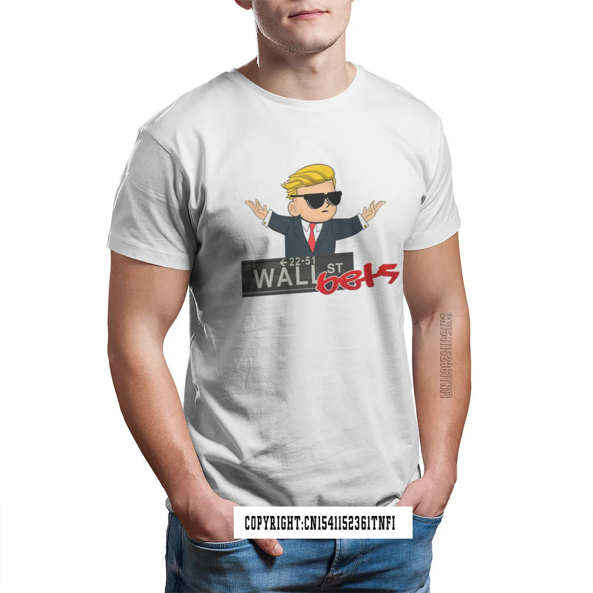 

Investing Wallstreetbets Gift Tees Wallstreet Bets T Shirt Vintage Alternative Top Quality Tshirt Loose Crew Neck Streetwear