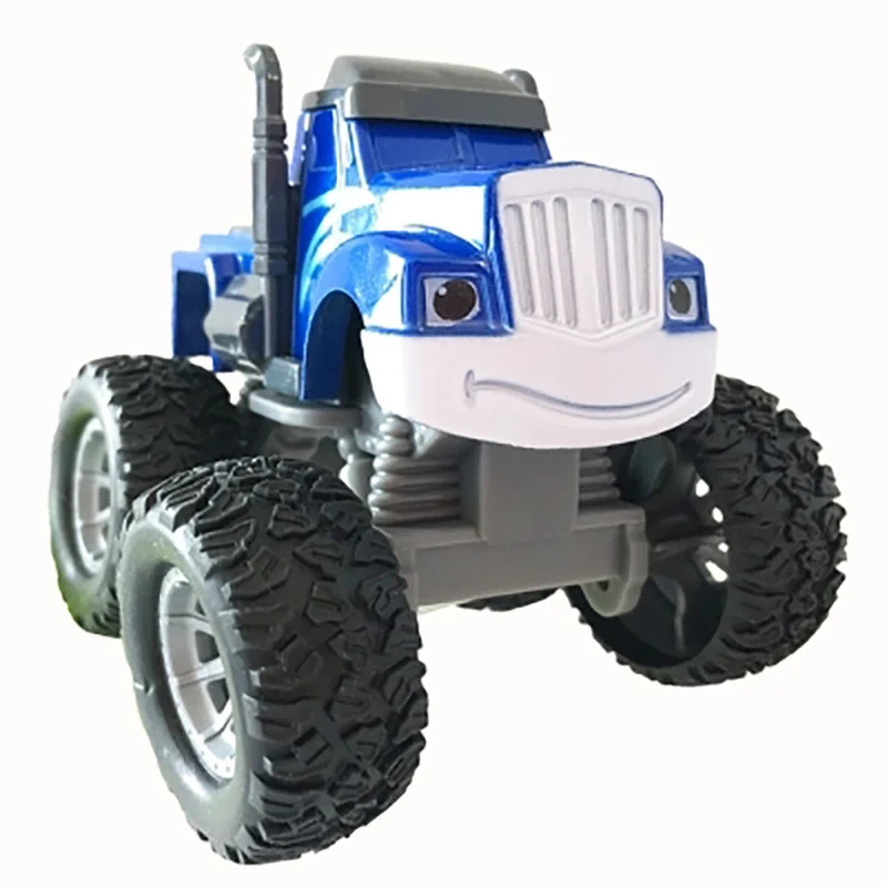 Monsters Machines Alloy Car Toys Russian Classic Blaze Model Vehicles Truck Racer Cartoon Figure Game for Kids Birthday Gifts