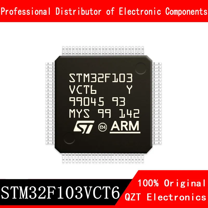 5 Stks/partij Nieuwe Originele STM32F103VCT6 STM32F103VC STM32F103 LQFP-100 Microcontroller Mcu In Voorraad