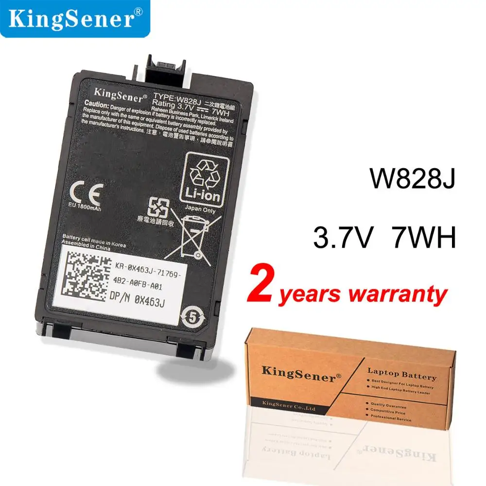 KingSener W828J Raid Controllers Battery For Dell PowerEdge M600 M610 M910 H700 PERC 6/i X463J 0X463J H145K J321M 3.7V 7Wh